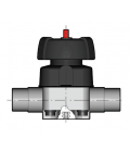 Robinet cu diafragma, PVC-U, lipire, EPDM