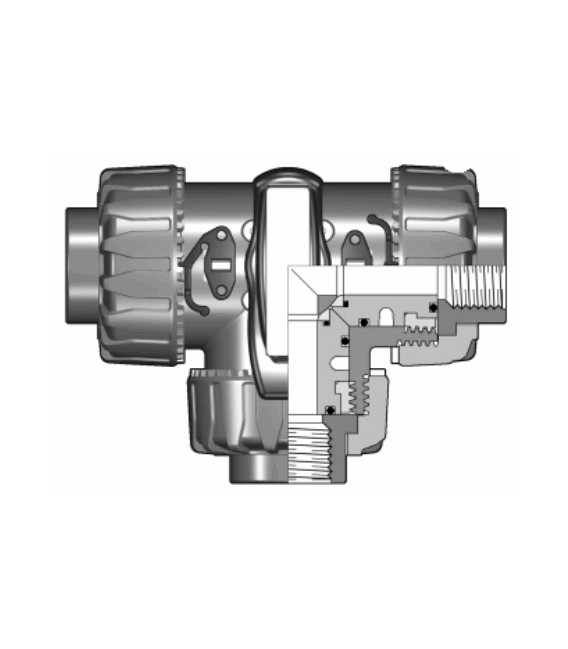 Robinet DualBlock® 3 cai, profil T, EPDM